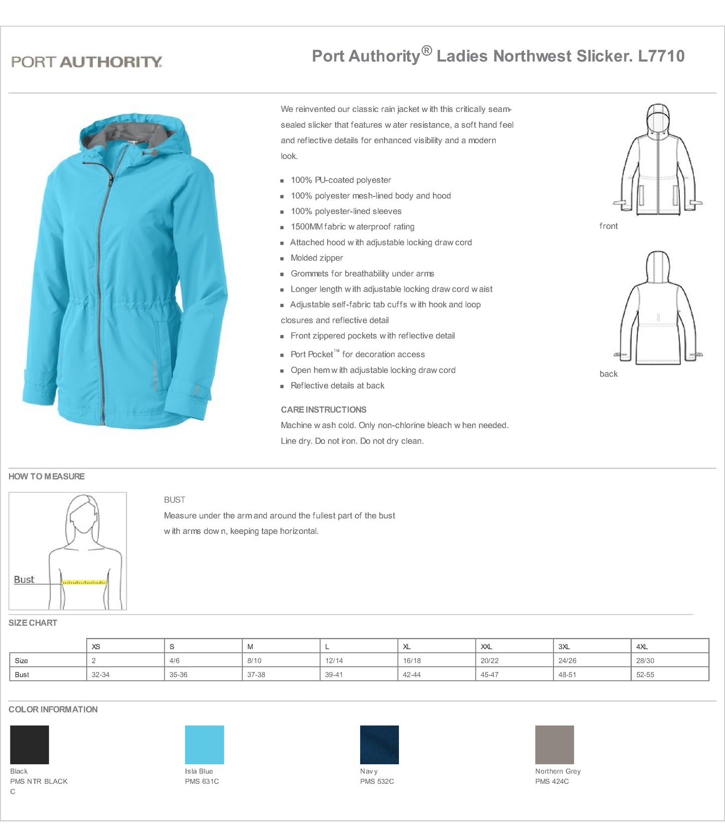 Ladies fit Rain Jacket