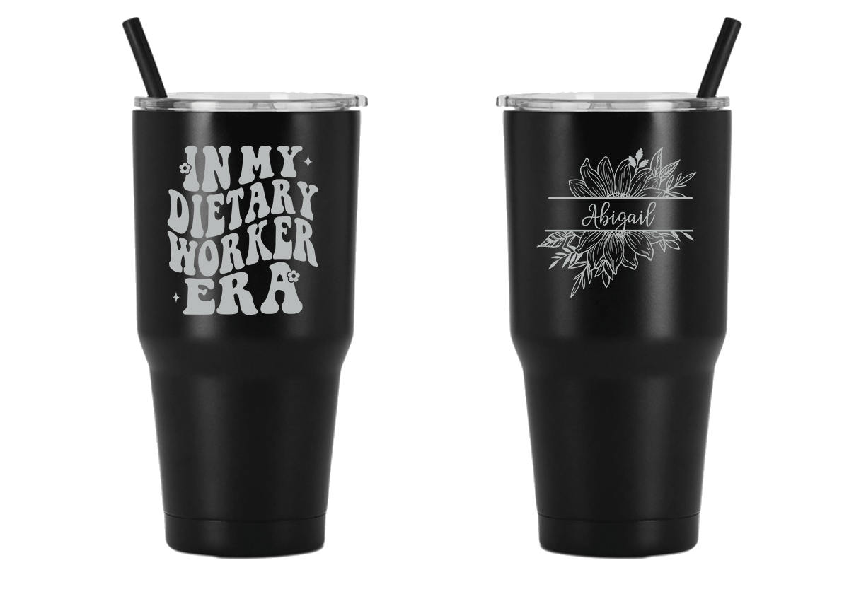 2 Sided Engraved Tumbler (30 oz)