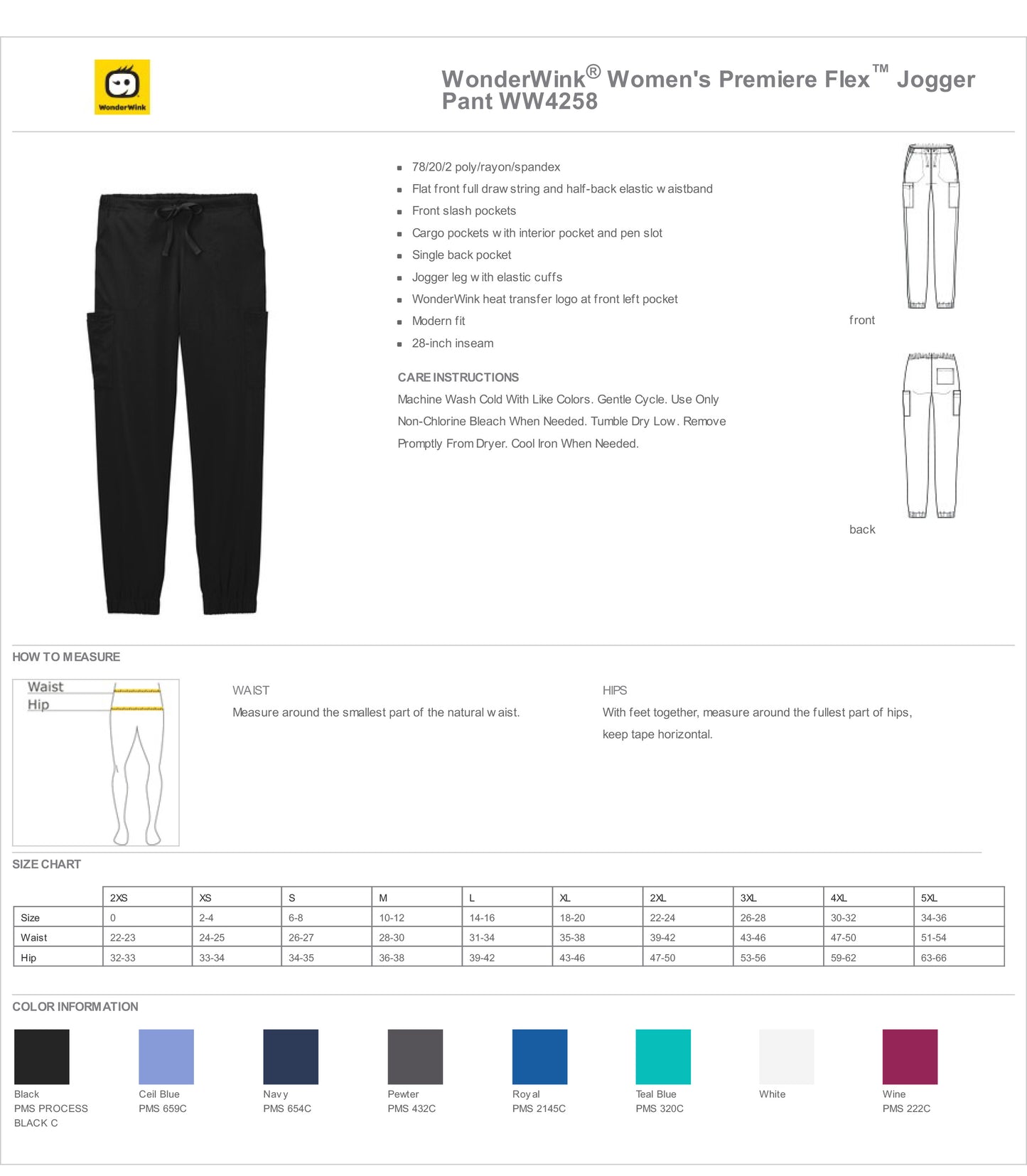 WonderWink Women's Premiere Flex Jogger Pant